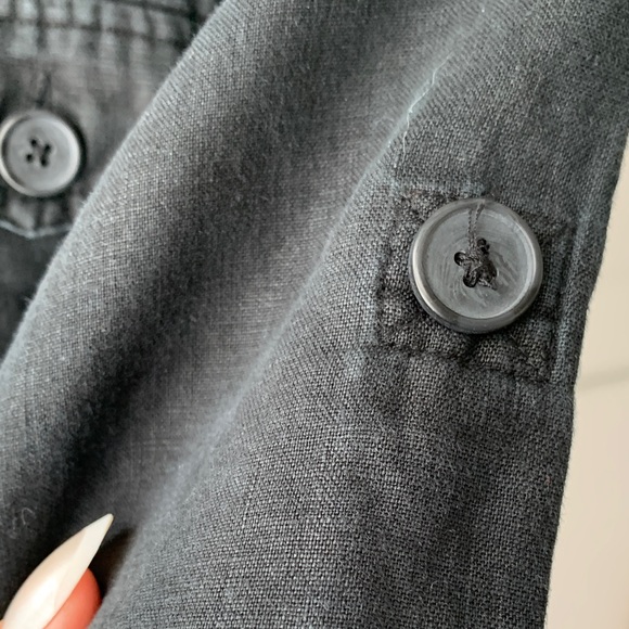 Boden Linen Shirt Dress, size 2. - Picture 9 of 15